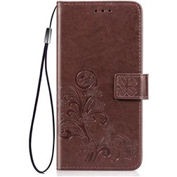 Mobigear Clover Huawei P40 Pro Hoesje Bookcase Portemonnee - Bruin