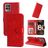 Mobigear Sunflower Realme Narzo 50 4G Hoesje Bookcase Portemonnee - Rood