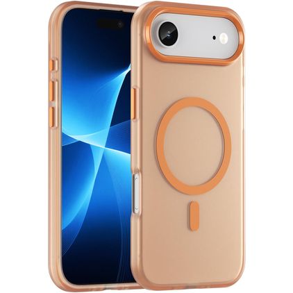 Mobigear Shockproof iPhone Air MagSafe Hoesje Hardcase Backcover - Oranje