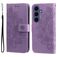 Mobigear Flowers Samsung Galaxy S26 FE Hoesje Bookcase Portemonnee - Paars