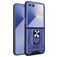 Mobigear Armor Ring Samsung Galaxy Z Flip 7 Hoesje Hardcase Backcover Shockproof met Ringhouder - Blauw