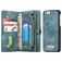 Caseme 008 iPhone 6s Hoesje Uitneembare 2in1 Bookcase Portemonnee - Groen