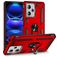 Mobigear Armor Ring Xiaomi Redmi Note 12 Pro Plus Hoesje Hardcase Backcover Shockproof met Ringhouder - Rood