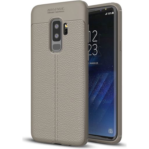 Mobigear Luxury Samsung Galaxy S9 Plus Hoesje Flexibel TPU Backcover - Grijs