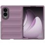 Mobigear Bumpy Samsung Galaxy Z Fold 8 Hoesje Flexibel TPU Backcover - Paars