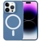 Mobigear Rubber Touch iPhone 15 Pro Siliconen MagSafe Hoesje Backcover - Blauw