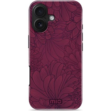 MIO iPhone 17 MagSafe Hoesje Hardcase Backcover - Berry Blooms