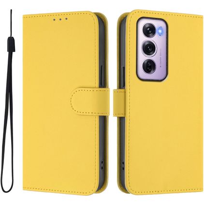Mobigear Urban Wallet OPPO Reno 12 Pro Hoesje Bookcase Portemonnee - Geel