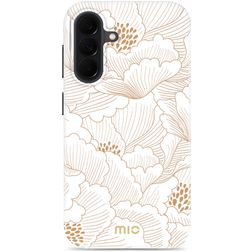 MIO Samsung Galaxy A37 MagSafe Hoesje Hardcase Backcover - White Roses