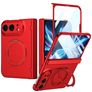 Mobigear Rotation Ring iPhone Duo MagSafe Hoesje Hardcase Backcover met Ringhouder - Rood