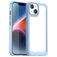 Mobigear Crystal iPhone 15 Hoesje Hardcase Backcover - Transparant / Blauw