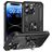 Mobigear Armor Ring iPhone 16 Pro Hoesje Hardcase Backcover Shockproof met Ringhouder - Zwart