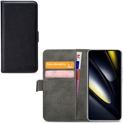 Mobilize Classic POCO F6 Hoesje Bookcase Portemonnee - Zwart