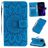 Mobigear Sunflower iPhone 11 Hoesje Bookcase Portemonnee - Blauw