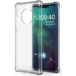 Mobigear Cushion Doorzichtig Huawei Mate 30 Hoesje Flexibel TPU Backcover Shockproof - Transparant