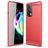 Mobigear Brushed Slim Motorola Edge 20 Hoesje Flexibel TPU Backcover - Rood