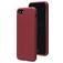 Mobiparts iPhone SE (2022) Siliconen Hoesje Backcover - Plum Red