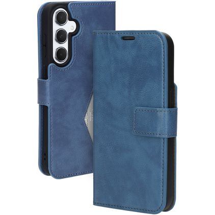 Mobiparts Classic Wallet Samsung Galaxy A55 Hoesje Bookcase Portemonnee - Steel Blue