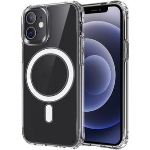 Mobigear Crystal Doorzichtig iPhone 12 Pro MagSafe Hoesje Hardcase Backcover - Transparant