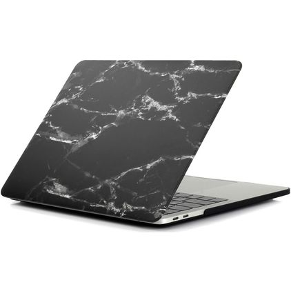 Mobigear Marble MacBook Pro 14 Inch (2021-2026) Hoes Hardshell Laptopcover MacBook Case - Zwart - Model A2442 / A2779 / A2918 / A2992 / A3401 / A3112 / A3434 / A3427 / A3426