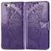 Mobigear Butterfly iPhone 17e Hoesje Bookcase Portemonnee - Paars