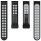 Mobigear Sport Plus Mag Siliconen Smartwatch Bandje Magneetsluiting - Universeel 20 mm aansluiting - Groen / Grijs