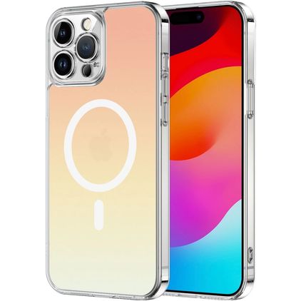 Valenta Rainbow iPhone 14 Pro MagSafe Hoesje Hardcase Backcover