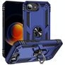Mobigear Armor Ring iPhone 17e Hoesje Hardcase Backcover Shockproof met Ringhouder - Blauw
