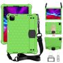 Mobigear HexStrap iPad Air 11 Inch (2025) Hoes EVA Schuim Backcover + Schouderband - Groen