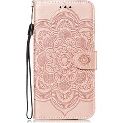 Mobigear Mandala iPhone 11 Hoesje Bookcase Portemonnee - Roségoud