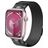 Mobigear Mecha Loop Milanese Apple Watch Bandje Magneetsluiting - 49/46/45/44 mm - Grijs