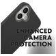 CARE by PanzerGlass Fashionable iPhone 16 Plus Siliconen MagSafe Hoesje Backcover - Zwart