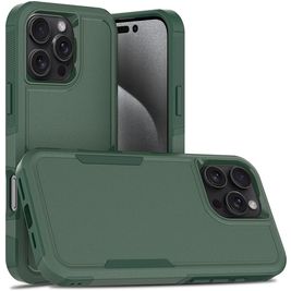 Mobigear Heavy Armor iPhone 16 Pro Max Hoesje Hardcase Backcover Shockproof - Groen