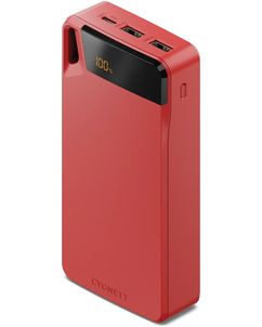 Cygnett Boost 4 Triple USB / USB-C Powerbank 20.000 mAh 15W - Rood