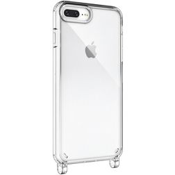 Mobigear Mix & Match Doorzichtig iPhone 8 Plus Flexibel TPU Hoesje met koord - Transparant