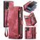 Caseme 008 Samsung Galaxy A52 Hoesje Uitneembare 2in1 Bookcase Portemonnee - Rood