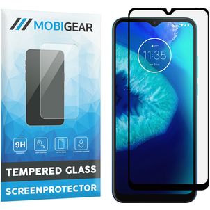 Mobigear Premium Motorola Moto G8 Power Lite Glazen Screenprotector - Case Friendly - Zwart