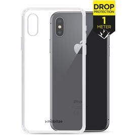 Mobilize Naked Protection Doorzichtig iPhone XS Hoesje Hardcase Backcover Shockproof - Transparant