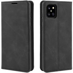 Mobigear Retro Slim Samsung Galaxy Note 10 Lite Hoesje Bookcase Portemonnee - Zwart