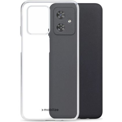 Mobilize Gelly Doorzichtig Motorola Moto G54 Hoesje Flexibel TPU Backcover - Transparant