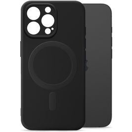 My Style Protective Flex iPhone 15 Pro MagSafe Hoesje Flexibel TPU Backcover - Zwart