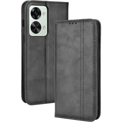 Mobigear Sensation OnePlus Nord 2T 5G Hoesje Bookcase Portemonnee - Zwart