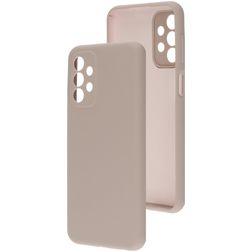 Mobiparts Samsung Galaxy A23 Siliconen Hoesje Backcover - Soft Salmon