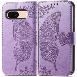 Mobigear Butterfly Google Pixel 8a Hoesje Bookcase Portemonnee - Lavendel