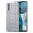 Mobigear Rugged Shield Motorola Moto G82 Hoesje Flexibel TPU Backcover Shockproof - Grijs