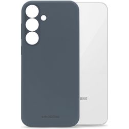 Mobilize Rubber Gelly Samsung Galaxy S23 FE Hoesje Flexibel TPU Backcover - Matt Blue