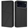 Mobigear Frosted Flip iPhone 17 Pro Max Hoesje Bookcase Portemonnee - Zwart