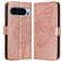 Mobigear Butterfly Google Pixel 9 Pro XL Hoesje Bookcase Portemonnee - Roségoud