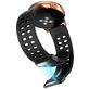 Mobigear Sport Plus Mag Siliconen Smartwatch Bandje Magneetsluiting - Universeel 22 mm connector - Zwart