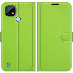 Mobigear Classic Realme C21 Hoesje Bookcase Portemonnee - Groen